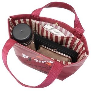 Moomin Moominmama's Rose Lunch Tote Bag Maroon
